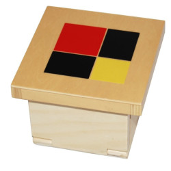 Cube du binôme algébrique (cubes en hêtre) Montessori 2