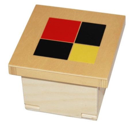 Cube du binôme algébrique (cubes en hêtre) Montessori