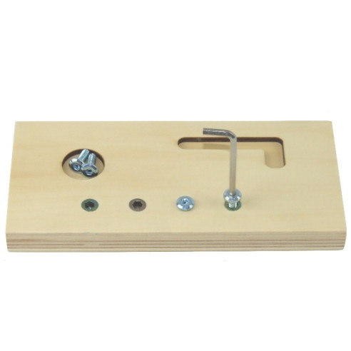 Set vis hexagonale Montessori