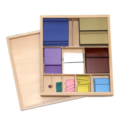 Table de Pythagore sensorielle en bois Montessori