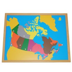 Puzzle du Canada PREMIUM Montessori