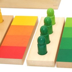 Tri de dégradés de couleurs Montessori
