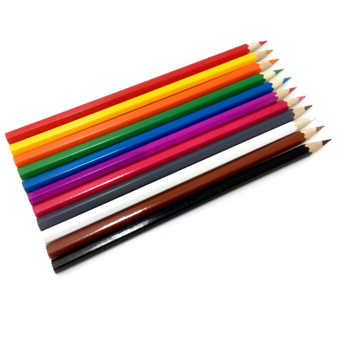 11  crayons de couleurs montessori