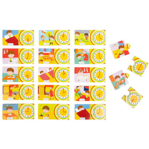 Puzzle éducatif "l'heure" Puzzle éducatif "l'heure"