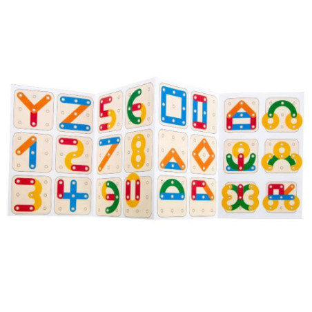 Puzzle à encastrer Lettres et Nombres