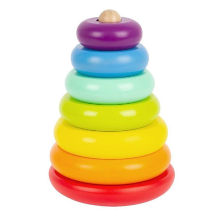 Tour à empiler Arc-en-ciel