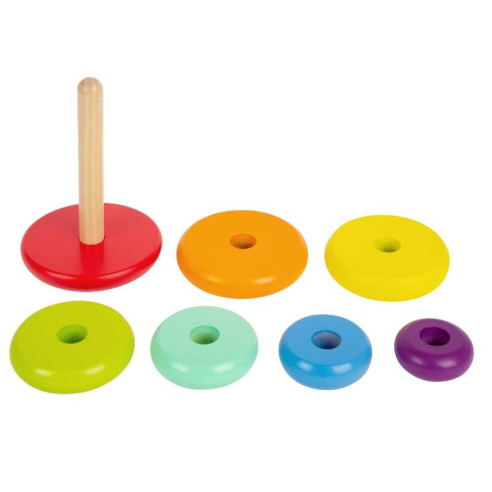 Tour à empiler Arc-en-ciel