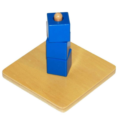 Cubes sur tige verticale Montessori