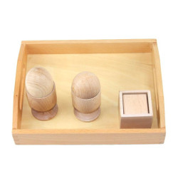 Exercice d'ajustement d'objets 3D Montessori 2
