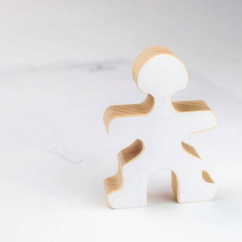 Autocollants blancs pour Flockmen - lot de 16