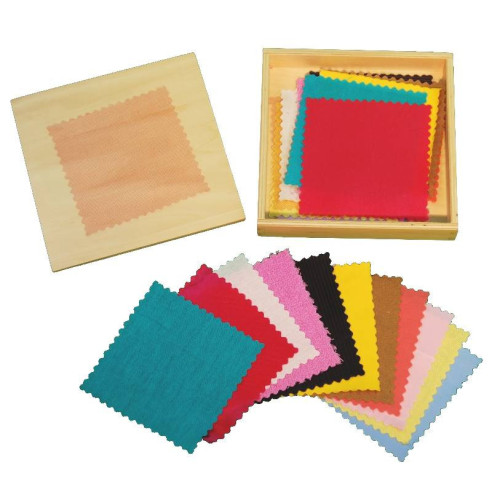 Boîte à tissus pour bébé tissu occupé serviette à main pour jouet  Montessori sensoriel Z0S7