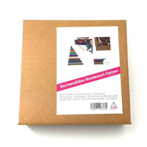 Réglettes cuisenaires en Re-Wood