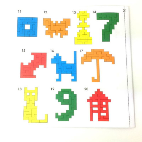 Livret de 20 modèles pour Pentominos