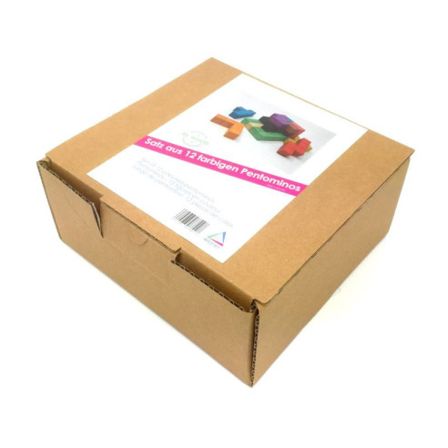 Pentominos 3D en RE-Wood®