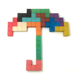 Pentominos 3D en RE-Wood® 2