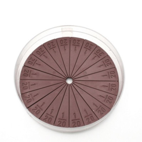 Fractions de 1 à 1/20ème