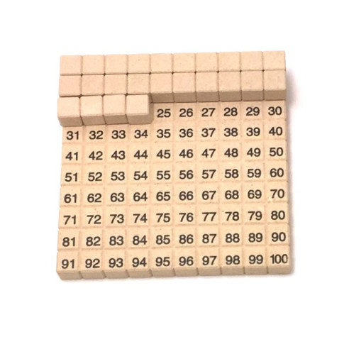 Jeu du tableau de cent en RE-Wood®