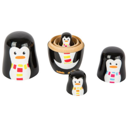 Poupées russes Famille de pingouins
