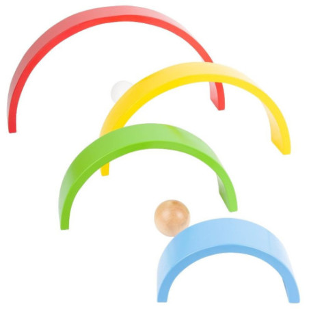 Blocs en bois Arc-en-ciel XL
