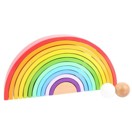 Blocs en bois Arc-en-ciel XL