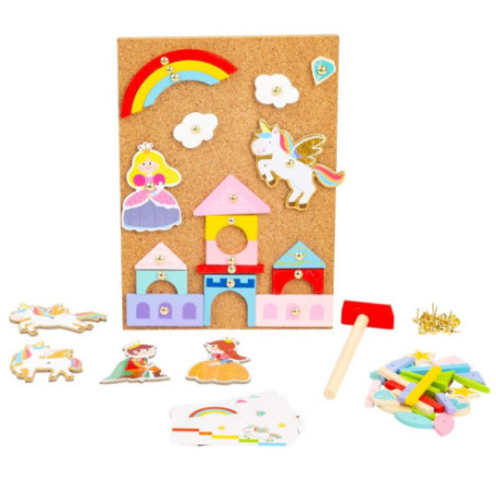 Jeu de clous licorne