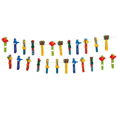 Pinces à linge Animaux