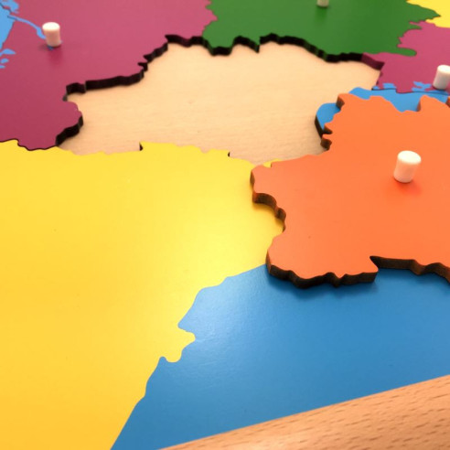 Puzzle de la France Montessori