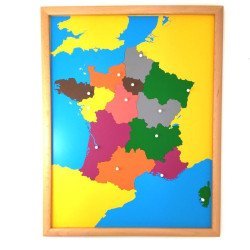 Puzzle de la France Montessori