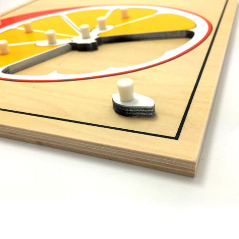 Puzzle de l'orange Montessori