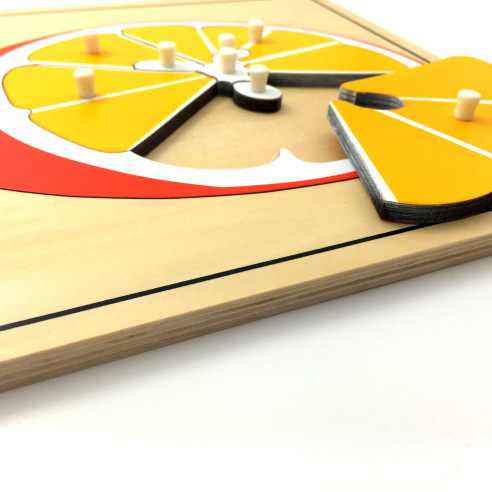 Puzzle de l'orange Montessori