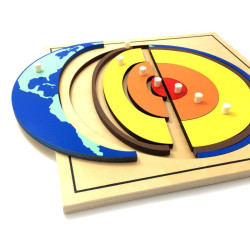 Puzzle de la Terre Montessori 2