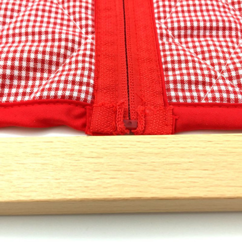 Cadre d'habillage enfant fermeture zip Montessori