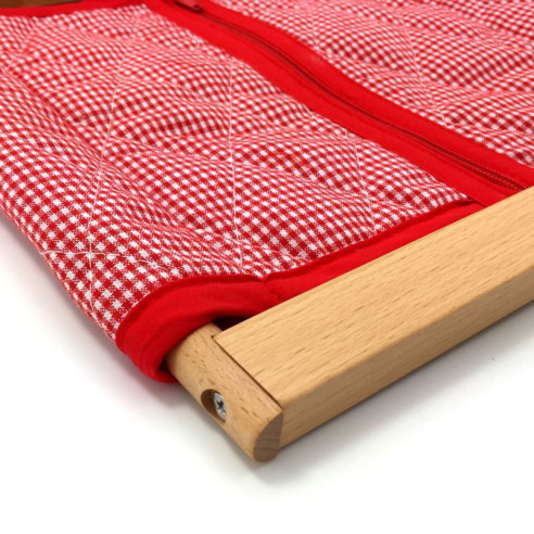 Cadre d'habillage enfant fermeture zip Montessori