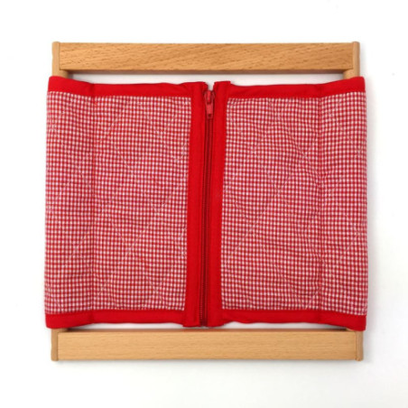 Cadre d'habillage enfant fermeture zip Montessori