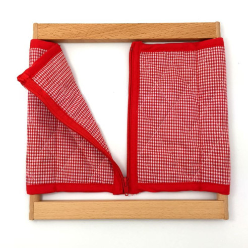 Cadre d'habillage enfant fermeture zip Montessori