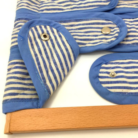 Cadre d'habillage enfant boutons pression Montessori