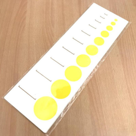 Cartes de contrôle pour les cylindres de couleur 1