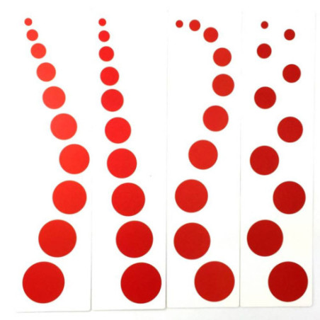 Cartes de contrôle pour les cylindres de couleur Montessori Cartes de contrôle pour les cylindres de couleur Montessori