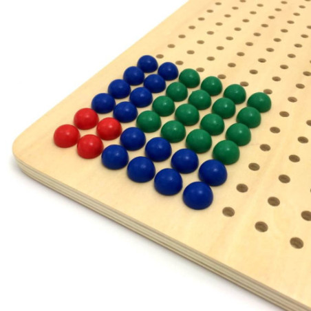 Grand tableau des racines carrées avec pions Grand tableau des racines carrées avec pions