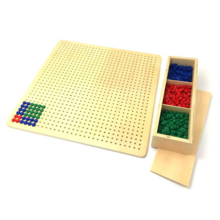 Grand tableau des racines carrées avec pions Grand tableau des racines carrées avec pions