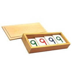 Symboles sur petites cartes plastifiées (1-9000) Montessori