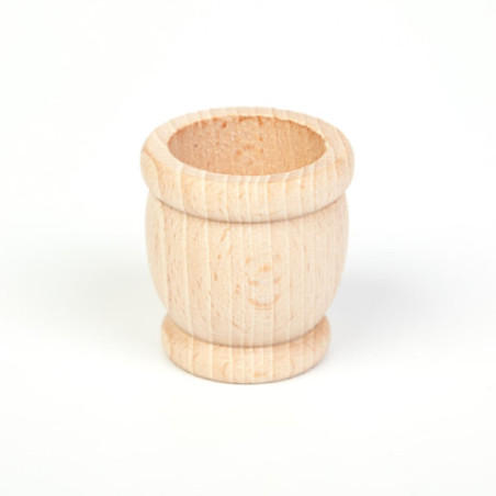 6 coquetiers en bois naturel Grapat