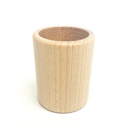 6 tasses en bois naturel Grapat