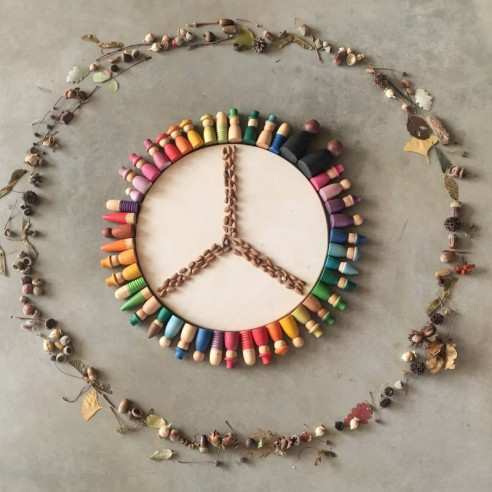 Plateau de construction Grapat - Ambiance Montessori