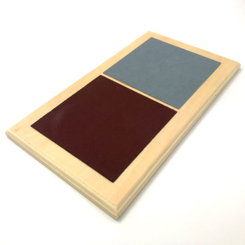 Tablettes lisses et rugueuses Montessori