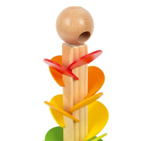 Descente de bille "son" arc-en-ciel