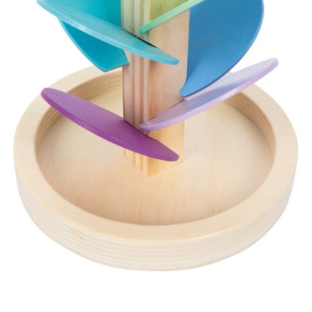 Descente de bille "son" arc-en-ciel