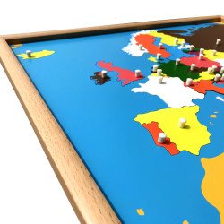 Puzzle de l'Europe premium Montessori
