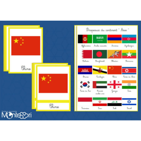 Boutique documents Montessori - Cartes de nomenclature Asie Boutique documents Montessori - Cartes de nomenclature Asie