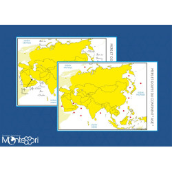 Mers du continent Asie